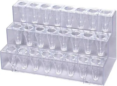 Produktbild von Famanu Mikrotubensystem mit 4 Fächern - Schwarz