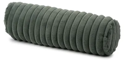 Zdjęcie produktu dla Rolka poduszki - szałwiowa zieleń - 20 x 60 cm - z zamkiem błyskawicznym - wygląd szerokiego sznurka