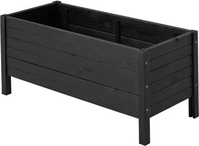 Produktbild von Plus Pflanzkasten auf Beinen RAL 9005 Schwarz
