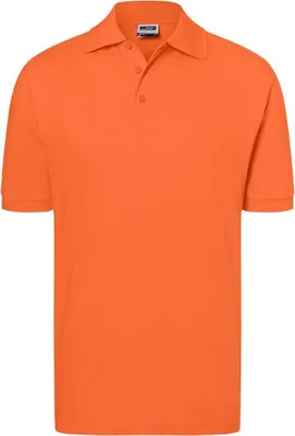 Produktbild von Hochwertiges Polohemd mit Armbündchen dark-orange, Gr. S