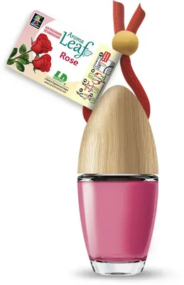 Image de L&D Little Bottle Aroma Leaf Duftflakon Rose