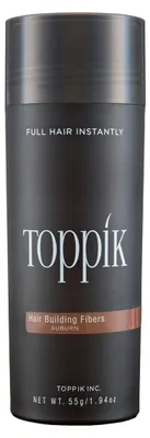 Zdjęcie produktu dla TOPPIK 55 g - Włosy do rozpylania, zagęszczające włosy, włosy ochronne, kolor: czerwono-brązowy (czerwień)