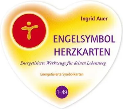 Image de Symbolkarten Herzkarten: 49 energetisierte Engelherzen mit Engelsymbol
