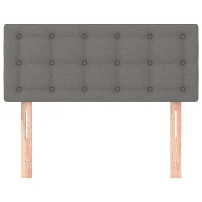 Obrázek produktu pro vidaXL Čelo postele Dark Grey 80x5x78/88 cm Látka