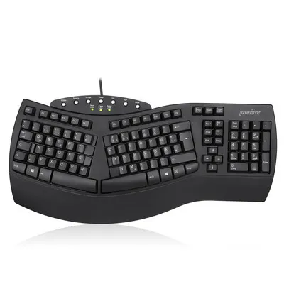Zdjęcie produktu dla Perixx PERIBOARD-512 PL, ergonomiczna klawiatura USB, czarna