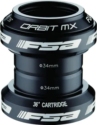 Produktbild von FSA Steuersatz NO.20 Orbit MX 1 1/8" Schwarz - präziser Ahead-Steuersatz in m...