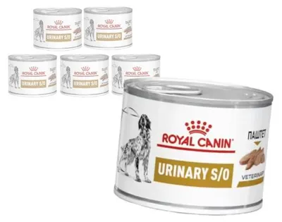 Produktbild von Royal Canin Veterinary Urinary S/O Loaf 6x200g Nassfutter-Pastete für Hunde gegen Struvitsteine