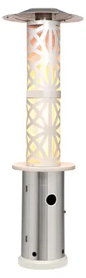 Image de Goldflame Style Chauffage radiant de terrasse 11,2 kW Vue à 360° mobile