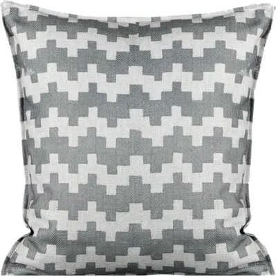 Immagine prodotto di EUROFIRANY | Copricuscino - 45 x 45 cm - Copricuscino decorativo grigio - Elegante e moderno