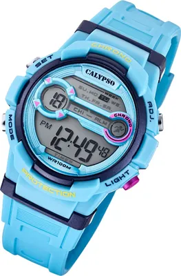 Produktbild von Calypso Jugend Digital Uhr K5808/2 PolyurethanArmbanduhr blau dunkelblau UK5808/2