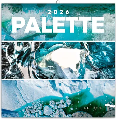 Produktbild von Notique Broschürenkalender Palette 2026, 30 x 30 cm