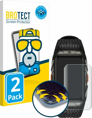 Produktbild von 2x BROTECT Fullscreen Schutzfolie für Kospet Tank X2 Ultra Displayschutz Folie Fullcover Matt Entspiegelungsfolie