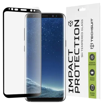 Obrázek produktu pro Techsuit 111D Full Cover / Full Glue Glass / 3D Curved Screen ochranné sklo pro Samsung Galaxy S8 – černé