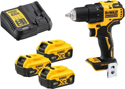 Produktbild von DeWalt DCD708P3T-QW Akku-Bohrschrauber, inkl. 3x 18Volt/5 Ah Akku