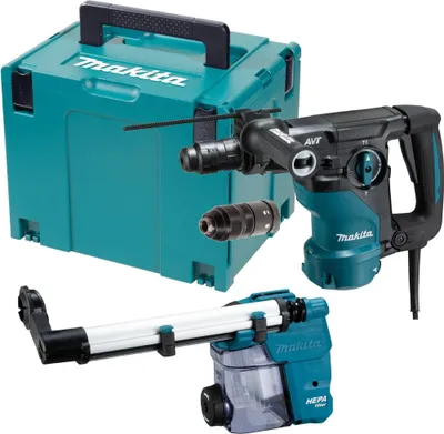 Productafbeelding van Makita boorhamer met stofafzuiging, 1.050 W - SDS-PLUS - 30 mm - 3,9 Joule