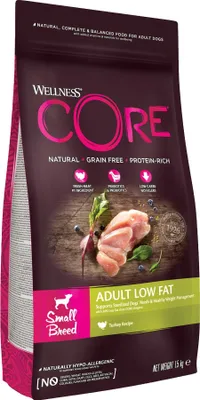 Imagen del producto de Wellness CORE 76344107385, para adultos, apto para todas las razas, sabor a pavo, 1,5 kg