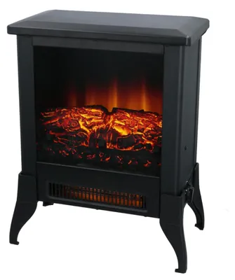 Imagen del producto de Chimenea eléctrica de pie - Hierro fundido  - 2000 vatios - Para sala de estar