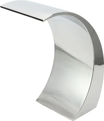 Obrázek produktu pro G1 1/2 vnitřní závit Plavecký bazén Vodopád Výstupní zaoblený oblouk Design z nerezové oceli Bazénová vodní fontána Tryska