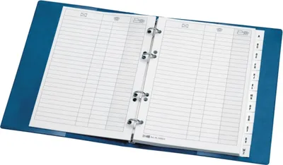Produktbild von Ersatzeinlagen für Telefonringbuch VE=5x25 Blatt weiß