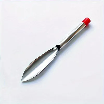 Immagine prodotto di Una vanga affilata in acciaio per il giardinaggio, lunga 32,7 cm, ideale per raccogliere ortaggi selvatici, smuovere il terreno per piantare piante e fiori.