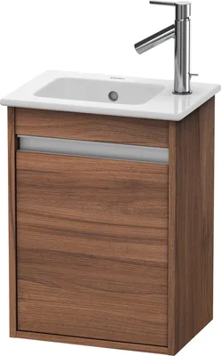 Produktbild von Waschtischunterbau KETHO 550x400x285mm Ans links nussbaum natur Anschlag links nussbaum natur