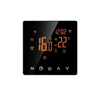 Produktbild von WiFi Raumthermostat Tuya Smart, programmierbar 6+1, LCD Touch, NTC Sensor, 3A Warmwasser Temperaturregler
