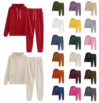 Productafbeelding van Elzusha - Dames Joggingpak Tweedelig met Capuchon