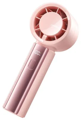 Obrázok produktu pre Prenosný ventilátor, dobíjateľná batéria, nastaviteľné rýchlosti, ružová farba