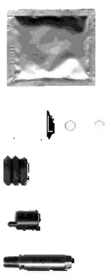 Image de Jeu de douilles de guidage étrier de frein METZGER pour MAZDA 626 IV