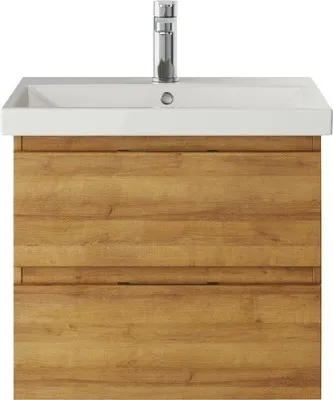 Produktbild von pelipal Waschtischunterschrank Xpressline 4035 BxHxT 56 x 48,2 x 43,5 cm Frontfarbe eiche riviera 4035.475602