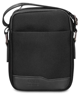 Produktbild von Coveri Collection Herrenumhängetasche Dunkelbraun 100% Vegan Leather Marrone scuro UNICA 14x5x20 cm C5055-COFFEE