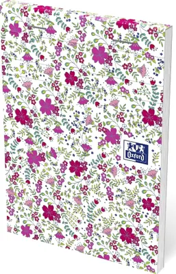 Produktbild von Notizblock ForMe Floral A6 80 Blatt liniert 3 Designs sortiert Packung mit 10 Stück