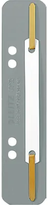 Produktbild von Leitz Heftstreifen kurz 37100085 35x158mm PP grau 25 St./Pack.