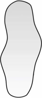 Produktbild von vidaXL Wandspiegel Schwarz 100x45 cm