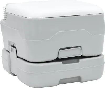 Immagine prodotto di Toilette da Campeggio Grigio e Bianco 41,5 x 36,5 x 30 cm