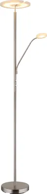Produktbild von Globo Lighting Deckenfluter Metall Nickel matt, LED
