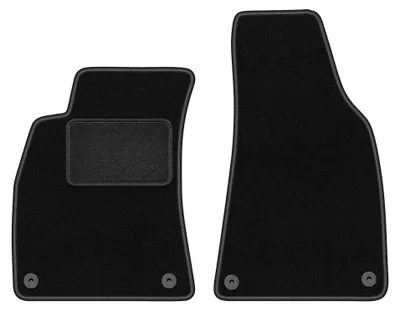 Obrázek produktu pro Přední velurové koberce pro: Seat Exeo 2008-2015 (sedan/kombi) – 2 ks, černé, na míru – Wielganizator LUX