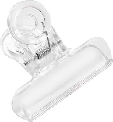 Produktbild von 1 Stück 31 mm durchsichtige Kunststoffclips, Mehrzweck-Verschlussclips für Lebensmittel und Snacks, lange Klammern, S