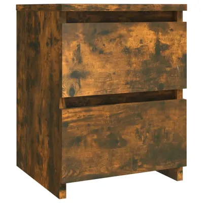 Obrázok produktu pre vidaXL Nočný stolík Smoked Oak 30x30x40 cm odvodený výrobok z dreva