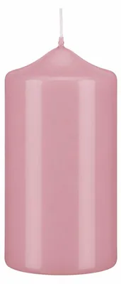 Produktbild von Lackkerzen Stumpenkerzen Rosa 120 x Ø 60 mm, 4 Stück