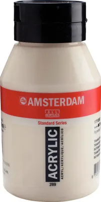 Obrázok produktu pre Fľaša akrylovej farby Amsterdam Standard Series 1000 ml Titanbuff Light 289
