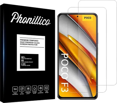 Immagine prodotto di Vetro temperato per Xiaomi POCO F3 [2 pezzi] Pellicola protettiva dello schermo Antigraffio Vetro Resistente Phonillico®
