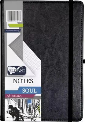 Zdjęcie produktu dla Soul Notes A5 kratka czarny