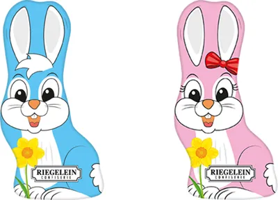Verpackungsbild Riegelein Confiserie Kleine Häschen 32g