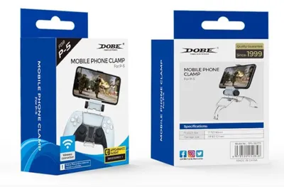 Produktbild von DOBE Verstellbare Smartphone Handy Halterung für Playstation 5 DualSense PS5 Controller