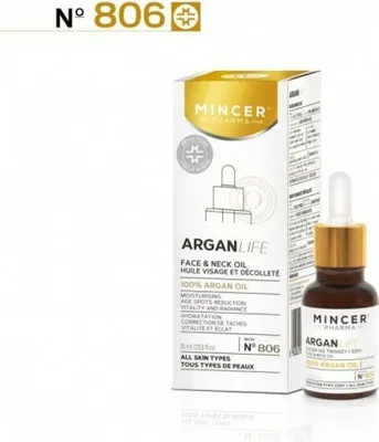 Obrázok produktu pre Mincer Pharma ArganLife Olejek do twarzy i szyi No.806, 15ml