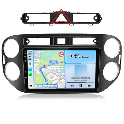 Immagine prodotto di Autoradio Android compatibile con VW Tiguan 5N 2007-2016 Wireless CarPlay Android Auto 4G WiFi GPS Navi 8 core 9 pollici 6+128 GB Bluetooth DAB+