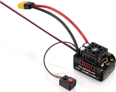 Productafbeelding van Hobbywing WP 10BL120 G2, elektronische snelheidsregelaar (ESC), zwart, rood, wit