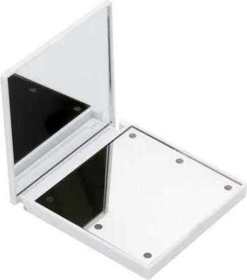 Produktbild von INF LED Schminkspiegel - Faltbarer Kosmetikspiegel mit 6 LED Leuchten Weiß