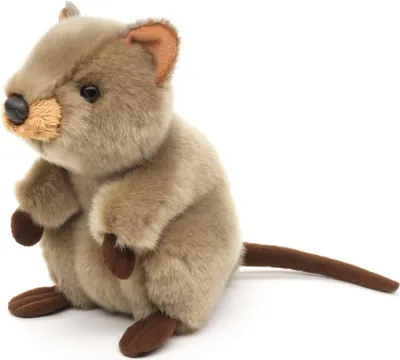 Produktbild von Kuscheltier Quokka hellbraun 18 cm Plüschquokka